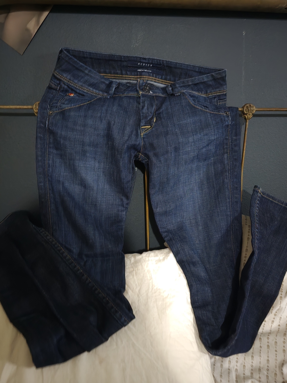 Hudson Jeans Dark Indigo Straight Leg Women’s Jeans